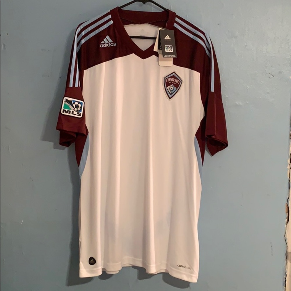 MLS ADIDAS MEN SOCCER COLORADO RAPIDS JERSEY Sz XL